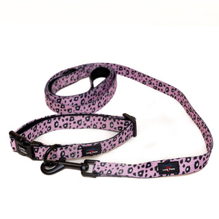 Funk the Dog Collar & Lead Set | Pink Leopard