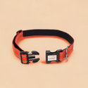 Comfort Reflective Padded Dog Collar | Orange / Red