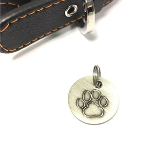 Antique Paws & Bone Dog Tags (22mm) - Long Paws